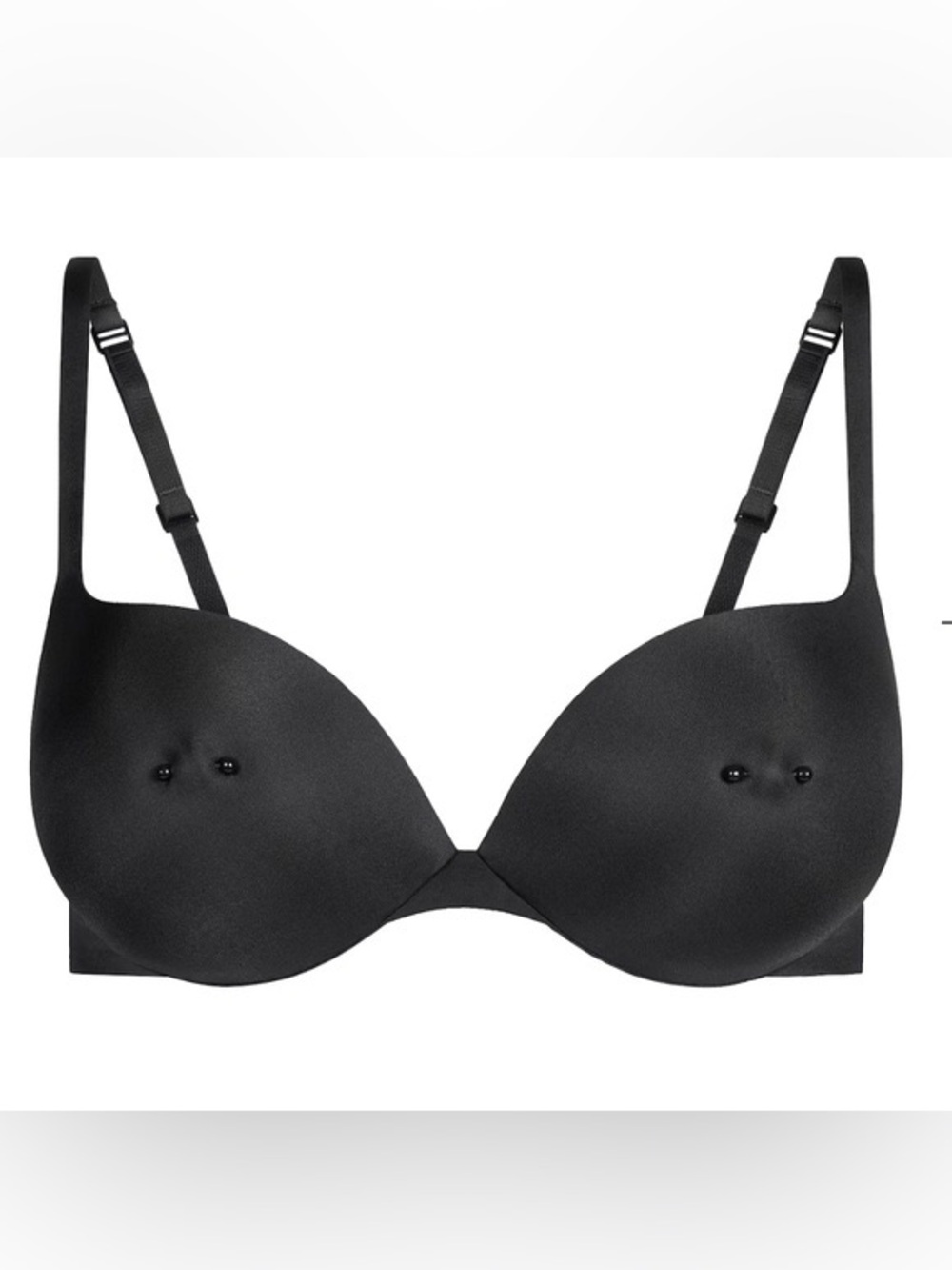 BNWT Skims Pierced Nipple Ultimate Push Up Bra Onyx 34DD